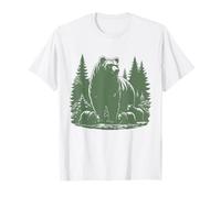 Orso all'aperto Natura Foresta Animali Animali selvatici Maglietta