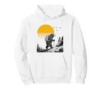 Orso Ambulante, Esterno, Tramonto, Natura, Foresta Felpa con Cappuccio