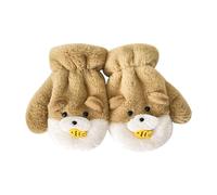 Orso Anime Guanti Peluche Inverno Caldo Per Bambini Adolescenti Scaldatrice A Pelose Guanti Freeploproof Cycling Handwear Comodo Comodo