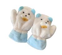 Orso Anime Guanti Peluche Inverno Caldo Per Bambini Adolescenti Scaldatrice A Pelose Guanti Freeploproof Cycling Handwear Comodo Comodo
