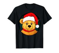 Orso Babbo Natale Maglietta con Stampa Grafica Economica