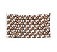Orso bianco orso marrone stampa Halloween Banner perfetto per Halloween Natale design su un solo lato forniture di decorazione del partito