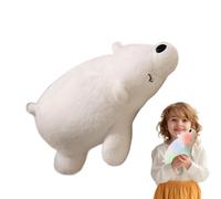 Orso bianco peluche animale orsacchiotto, orso polare peluche | Giocattoli di peluche dell'orso polare con luci a led,Luce di notte Soft Doll Home Decor, embdimenticando un cuscino per ragazze ragazzi