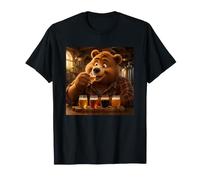 Orso birraio Birraio Divertente Birrificio My Love Language Maglietta