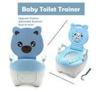 Orso Blu Bambini Vasino Training Sedile Neonato Portatile Adorabile Wc Stoo