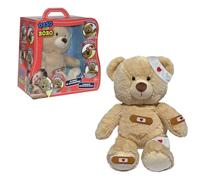 ORSO BOBO, Orsacchiotto con funzioni elettroniche, da curare con medicazioni e bande, parla in francese, giocattoli per bambini dai 3 anni in su, GIOCHI PREZIOSI, ALR00