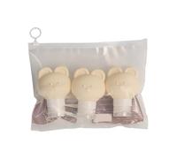 Orso Bottiglia da viaggio a prova di perdite, ricaricabile, accessorio per articoli da toeletta dimensioni contenitore cosmetico bottiglie da viaggio per articoli da toeletta