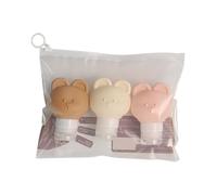 Orso Bottiglia da viaggio a prova di perdite, ricaricabile, accessorio per articoli da toeletta dimensioni contenitore cosmetico bottiglie da viaggio per articoli da toeletta