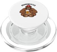 Orso Brandmeister Divertente Pompiere che Beve Birra PopSockets PopGrip per MagSafe