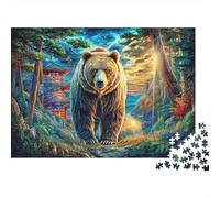 Orso bruno europeo Puzzle 1000 Pezzi Per Adulti E Bambini | Gioco Di Sfida Intellettuale Puzzle 52x38cm/1000pcs