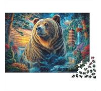 Orso bruno europeo Puzzle 1000 Pezzi, Puzzle Impossibile 1000 Pezzi, Gioco Di Sfida Intellettuale 52x38cm/1000pcs