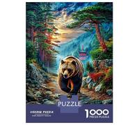 Orso bruno europeo Puzzle 1000 Pezzi, Puzzle Impossibile 1000 Pezzi Gioco Di Sfida Intellettuale 70x50cm/1000pcs