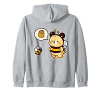Orso Carino Vestito Come Ape pensando al Miele Felpa con Cappuccio