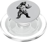 Orso che canta, karaoke, divertente, animale, musicista, band cantante PopSockets PopGrip per MagSafe