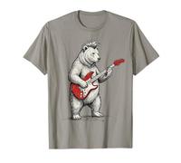 Orso Che Suona la Chitarra Rock & Roll Bears Musica Rock Maglietta