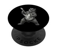 Orso che suona la chitarra Rock & Roll Bears Musica rock PopSockets PopGrip Adesivo
