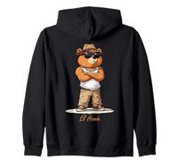 Orso Cholo El Homie Felpa con Cappuccio