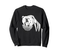 Orso con Ruth Bader Ginsburg Collare I Dissent RGB Felpa
