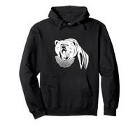 Orso con Ruth Bader Ginsburg Collare I Dissent RGB Felpa con Cappuccio