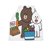 Orso Coniglietto Famiglia Auto per Bambini Passeggino Tettoia Copri Seggiolino Copertura Infermieristica per L'Allattamento Al Seno All-In-1 Morbido Traspirante Elastica Tettuccio