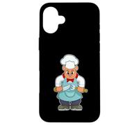 Orso Cuoco Coltello da cucina Cucinare Custodia per iPhone 16 Plus