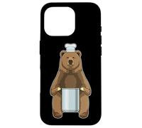 Orso Cuoco Pentola Cucinare Custodia per iPhone 16 Pro