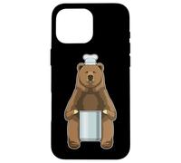 Orso Cuoco Pentola Cucinare Custodia per iPhone 16 Pro Max