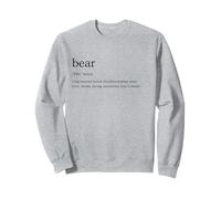 Orso Definizione Queer Gay Culture Divertente Retro Pride Design Felpa