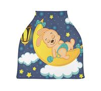 Orso Della Luna Carino Passeggino Tettoia Copri Seggiolino Copertura Infermieristica Auto per Bambini per L'Allattamento Al Seno Morbido Traspirante Elastica Tettuccio