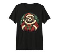 Orso di Babbo Natale Maglietta Premium