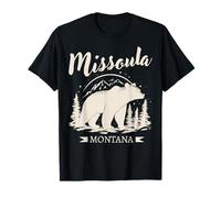 Orso di Missoula Montana, Amante della Natura, Vintage Pride Maglietta