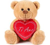 Orso Di Peluche Con Scritta Ti Amo Su Un Cuore