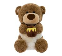 Orso di peluche - Giocattolo di animale creativo che tiene una pentola, giocattoli di orso, per bambini, per adulti, per abbraccio, per compleanno, casa, auto, camera da, camera da