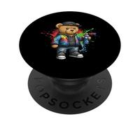 Orso Di Peluche Hip Hop Graffiti Streetwear Moda Urbana PopSockets PopGrip Adesivo