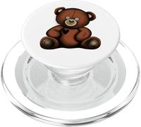 Orso di peluche marrone adorabile orso marrone vintage PopSockets PopGrip per MagSafe