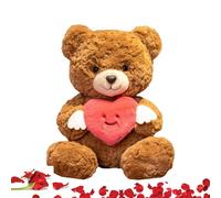 Orso di San , orsacchiotto, grazioso di San , orsacchiotto, abbracciando il cuore | cuscino da gettare, decorazione della stanza, bambola animale in peluche da 9,84 pollici per la