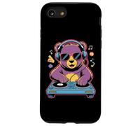 Orso Dj Musica Divertente Animale Custodia per iPhone SE (2020) / 7/8
