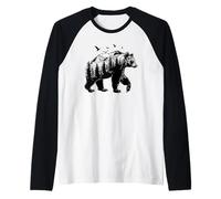 Orso escursionist Maglia con Maniche Raglan
