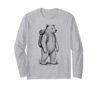 Orso Escursionistico Zaino in Spalla Divertente Foresta Natura Animale Maglia a Manica