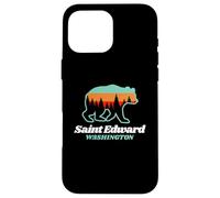 Orso estivo da pesca di Saint Edward Washington Custodia per iPhone 16 Pro Max