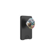 Orso floreale vintage del Parco nazionale delle montagne rocciose PopSockets PopWallet per MagSafe