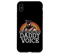 Orso gay non farmi usare papà voce arcobaleno orgoglio LGBT Uomini Custodia per iPhone XS Max