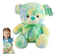 Orso Giocattolo - Orso Imbottito | Soft Cuddly Toy | Giocattoli Morbidi Orsi Colorati | Giocattoli Colorati | Animali Seduti Coccolosi | Animali Peluche Con Espressione Divertente Per Sala Da Studio,
