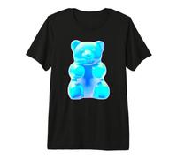 Orso gommoso Blu Maglietta Premium