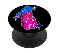 Orso Gummy Candy Rosa Blu PopSockets PopGrip Adesivo