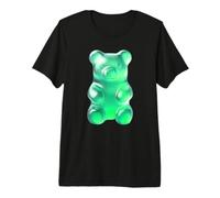 Orso Gummy Verde Menta Maglietta Premium