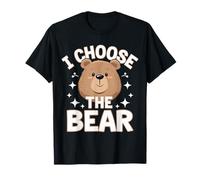 Orso I Choose The Bear Maglietta