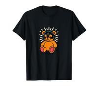 Orso, Lottatore, Luchador, Divertente, Graffiti, Cuoio, Maschera Maglietta