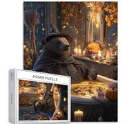 Orso Magic Aroma Bath Puzzle da 1000 pezzi per adulti Talismano Ornamenti Scena Art Puzzle impegnativo Giochi di attività familiari colorati fai da te Puzzle per la decorazione della casa Regali 50 x