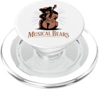 Orso musicale suona contrabbasso orchestra contrabbassista PopSockets PopGrip per MagSafe